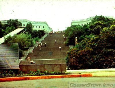 Потемкинская лестница, фото после 1976 года
