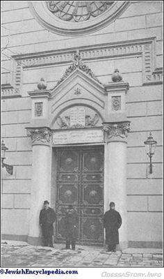 Main Entrance to the Great Synagogue at Odessa
