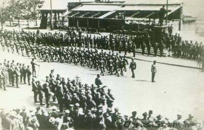 Парад победы австро-венгерских войск в 1918 г.
