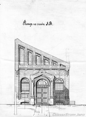 Проект Аркадийской подстанции. Арх. А. Б. Минкус, 1910. Чертёж из музея ОГЭТ
Добавил - Trs
