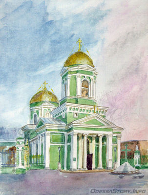 Греческая церковь
Акварель, 2012г. Брянский Егор.
